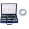 Coffret F 100 D rondelles 125 A zinguées, rondelles 125 B zinguées blanc